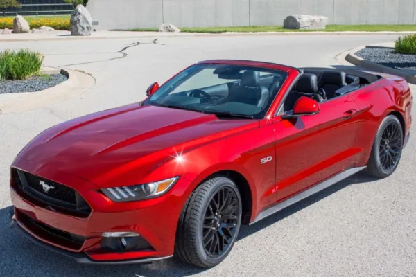 2015 mustang covertable cherry red 700 hp